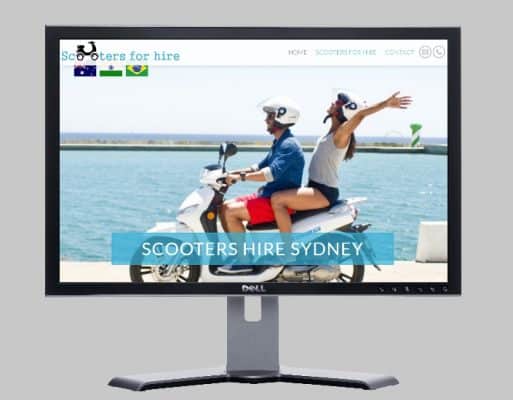 scooters for hire sydney melbourne-Websites by web designer Angie from Fast Cheap Websites Melbourne Sydney Brisbane Adelaide Perth Gold Coast