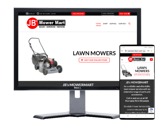 jb mower mart drysdale by Fast Cheap Websites