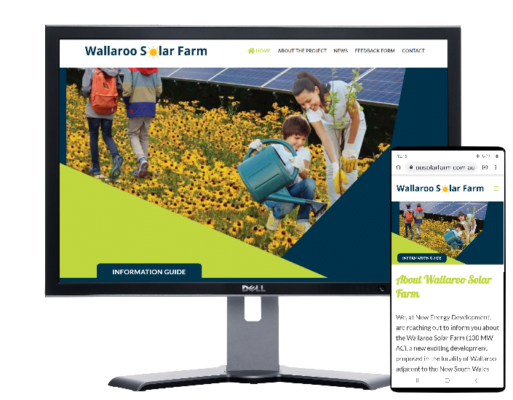 Wallaroo Solar Farm Website by Fast Cheap Websites