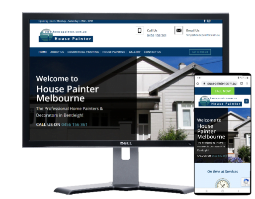 house painter melbourne-built by Fast Cheap Websites