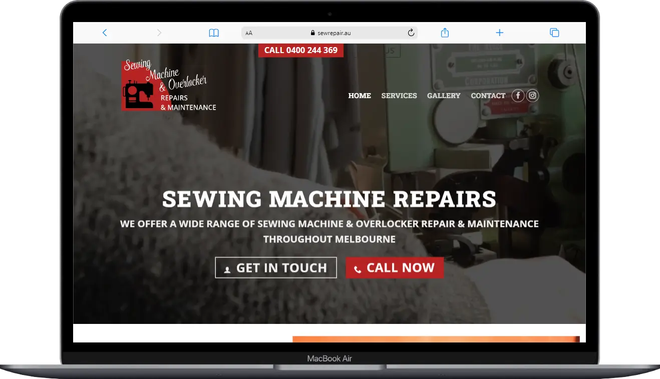 sew repair website