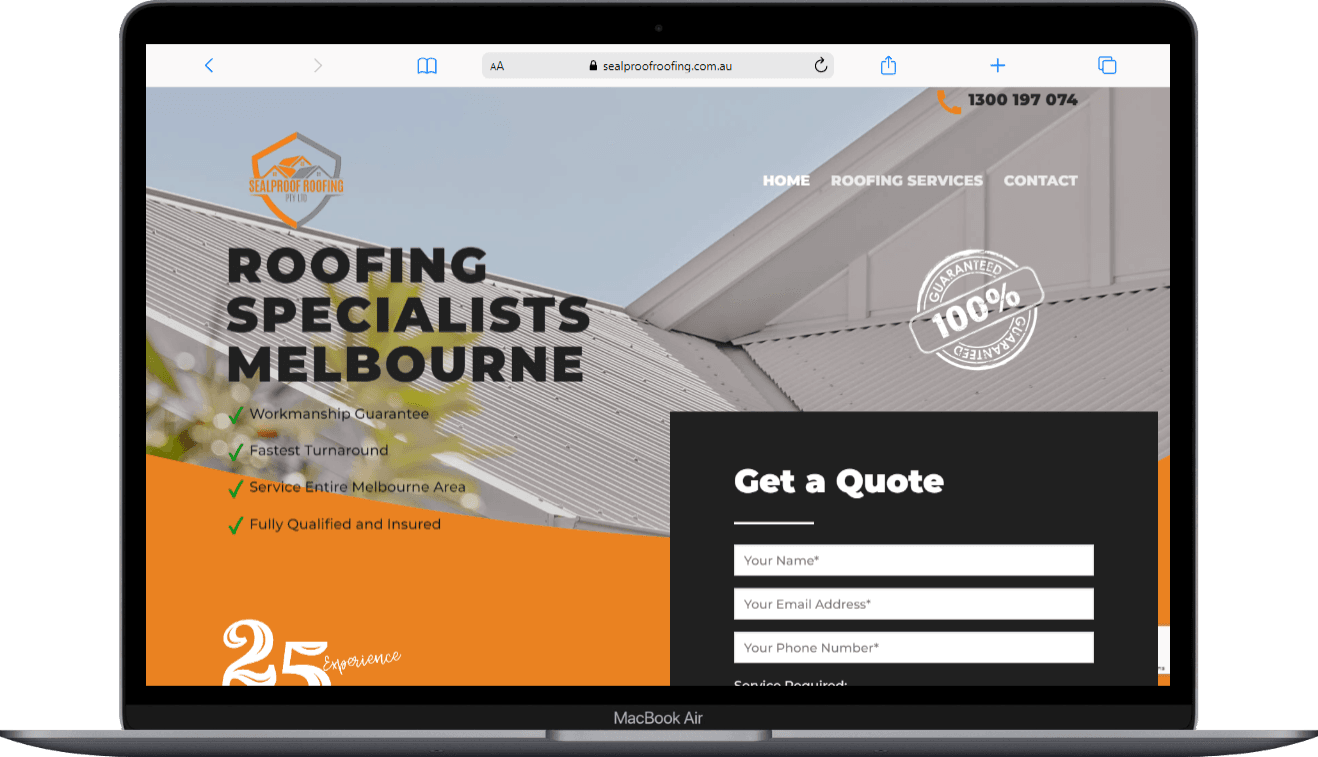 Tradie website for your business