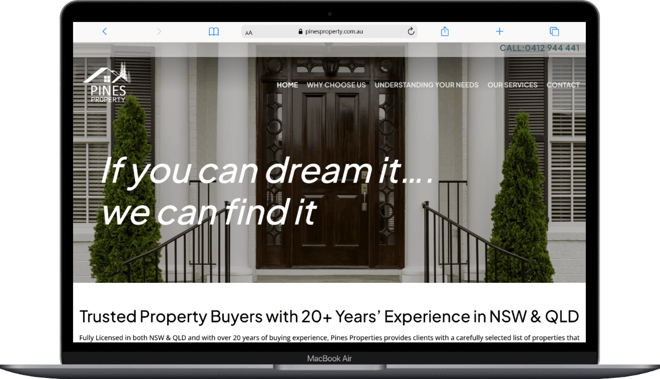 Real Estate Website Success Story: Powerful Digital Journey with Pines Property | Professional Cheap Websites from 9 Real Estate Website Success Story Powerful Digital Journey with Pines Property