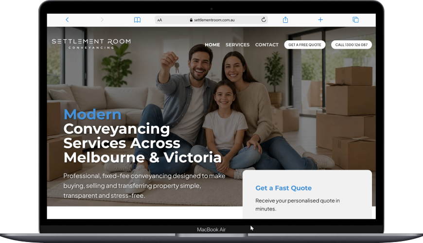 Professional Website Designer creating a WordPress website for an Australian small business