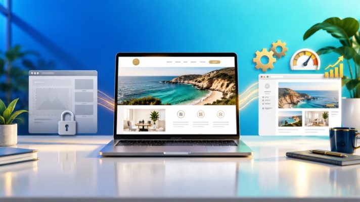 WordPress vs Wix for small business comparison showing website control, speed and growth options
